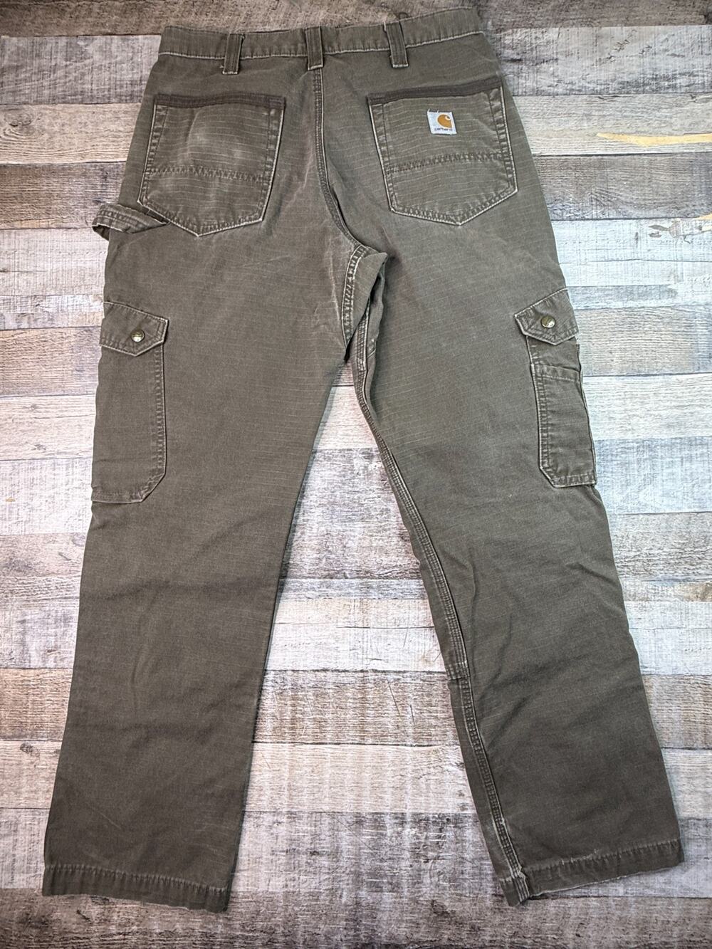 Carhartt B342-DFE Ripstop Cargo Pants Mens 32x32 Double Knee Relaxed Fit Work